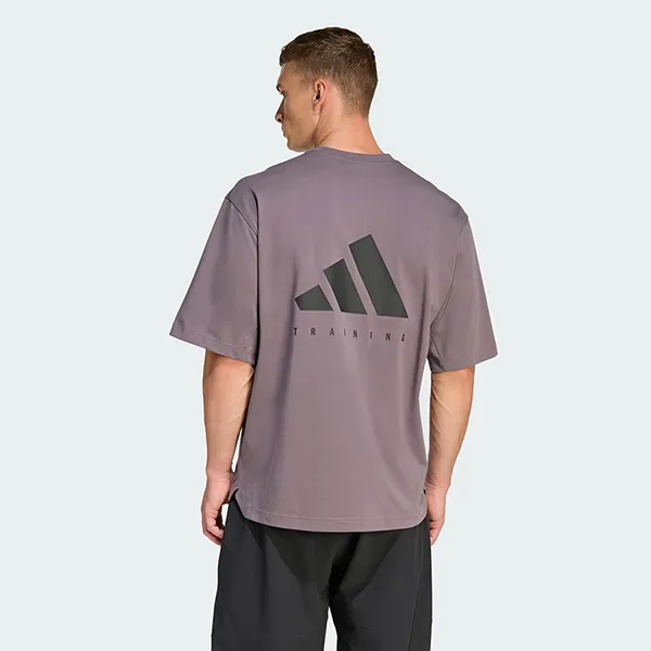 Áo Thun Nam Adidas PrimeLift Workout Oversize T-Shirt KD0325 Màu Than Chì Size M