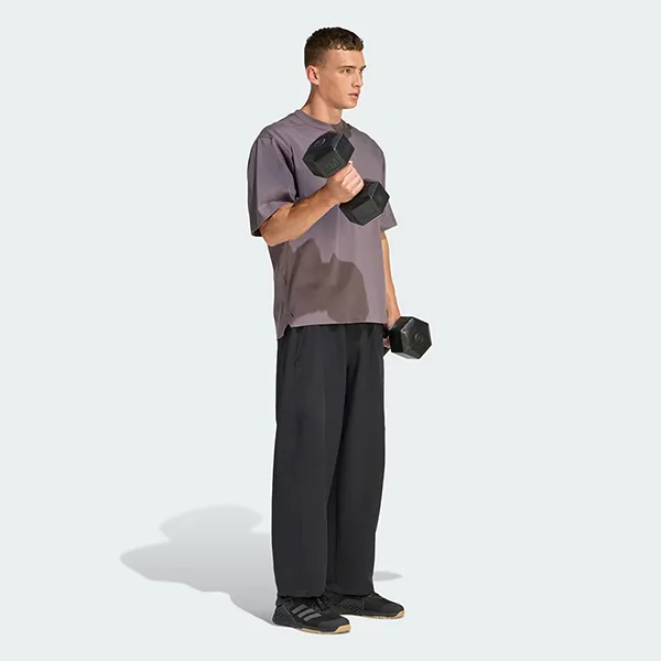 Áo Thun Nam Adidas PrimeLift Workout Oversize T-Shirt KD0325 Màu Than Chì Size M