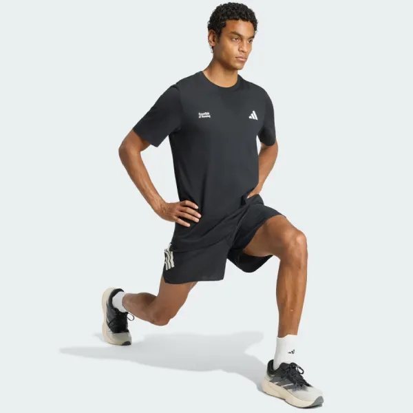 Áo Thun Nam Adidas Run Essentials Graphic KS2502 T-Shirt Màu Đen Size XS