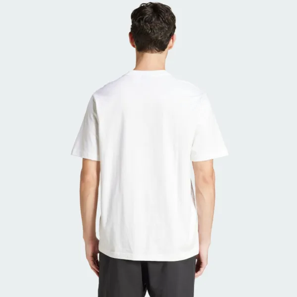 Áo Thun Nam Adidas Single Jersey Linear Essentials JE9000 Tshirt Màu Trắng Size XS
