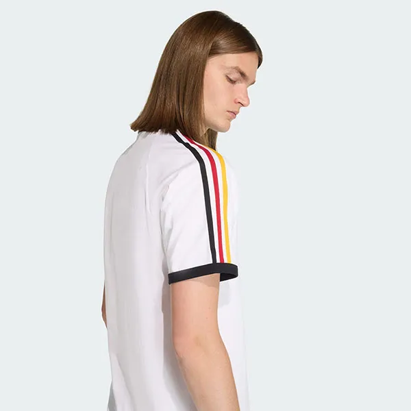 Áo Thun Nam Adidas T-shirt With 3 Stripes KC8639 Màu Trắng Size M