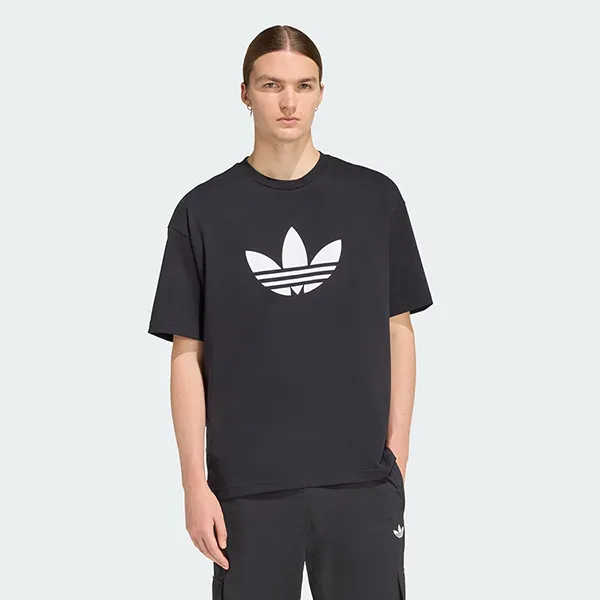 Áo Thun Nam Adidas Trefoil Loose Fit T-Shirt KD4091 Màu Đen Size L