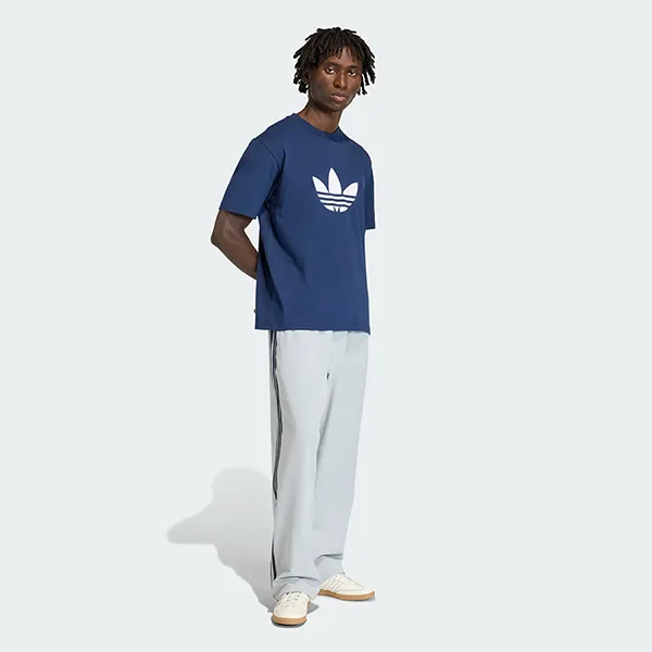 Áo Thun Nam Adidas Trefoil Loose Fit T-Shirt KE0904 Màu Xanh Navy Size S
