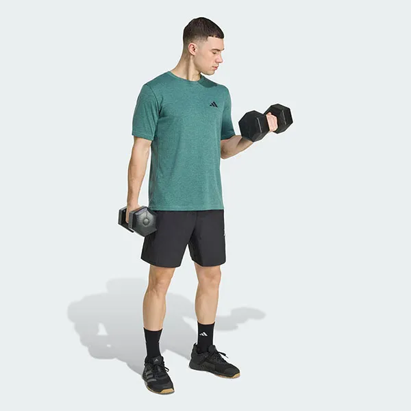 Áo Thun Nam Adidas Workout Essentials Feelready Novelty Wonder Sage KD5511 Màu Xanh Xô Thơm Size M