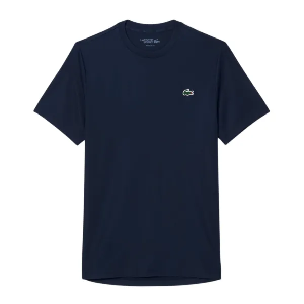 Áo Thun Nam Lacoste UV Protect Lightweight Stretch Sport TH8920 - 166 Tshirt Màu Xanh Navy Size 5