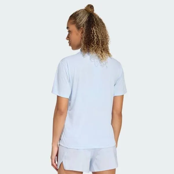 Áo Thun Nữ Adidas adi365 Running Essentials Brand Love T-Shirt KA0278 Màu Xanh Blue Size XS