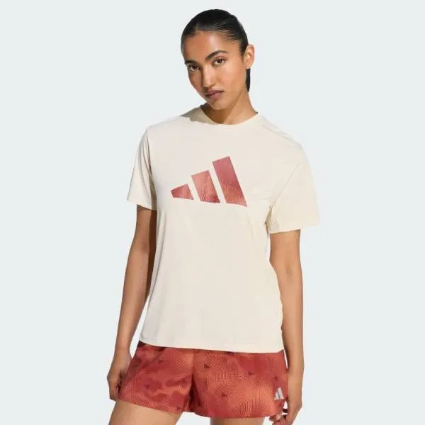 Áo Thun Nữ Adidas adi365 Running Essentials Brand Love T-Shirt KA0280 Màu Be Size XL