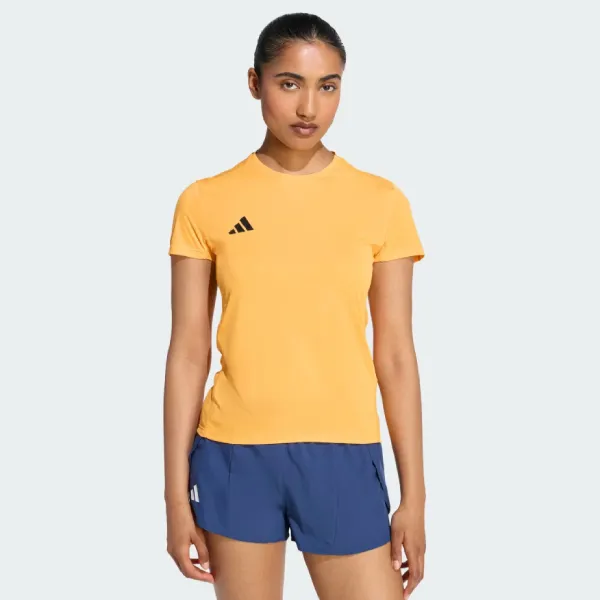 Áo Thun Nữ Adidas Adizero Essentials KA2945 Tshirt Màu Cam Sữa Size XS