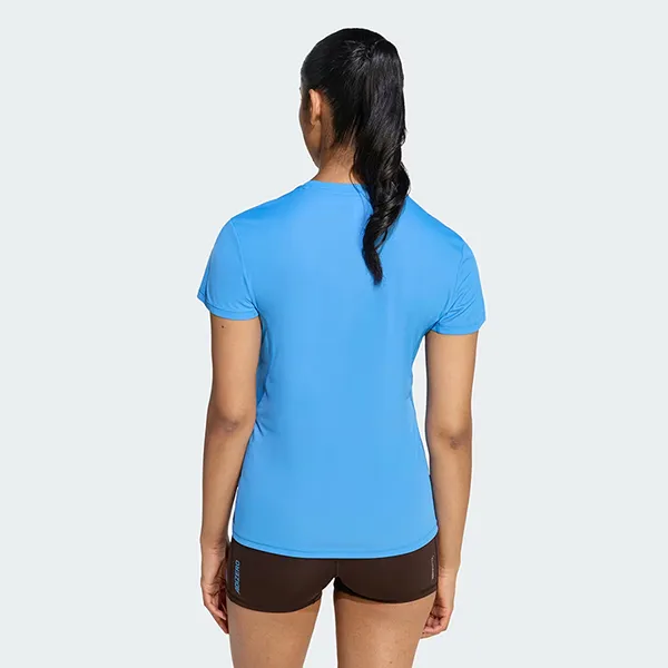 Áo Thun Nữ Adidas Adizero Essentials T-Shirt KA2946 Màu Xanh Blue Size XS