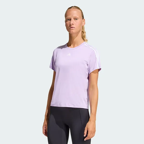Áo Thun Nữ Adidas Aeroready Train Essentials 3-Tee KC3324 Powder Plum Màu Tím Size S