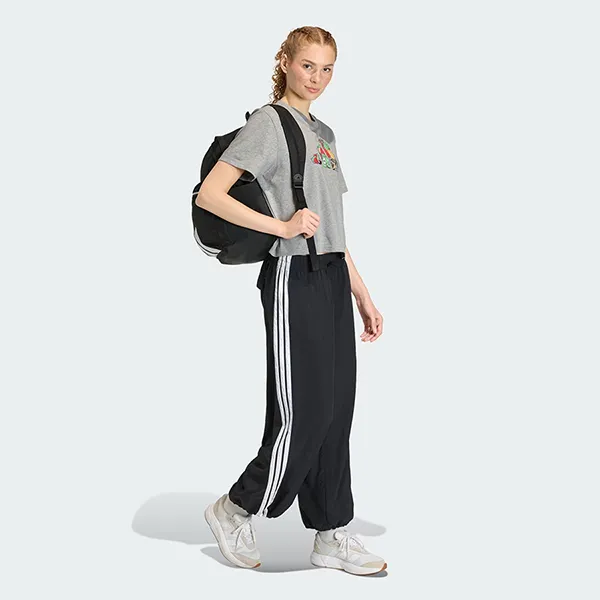 Áo Thun Nữ Adidas Food Cropped Loose Graphic T-Shirt KA5074 Màu Xám Size M