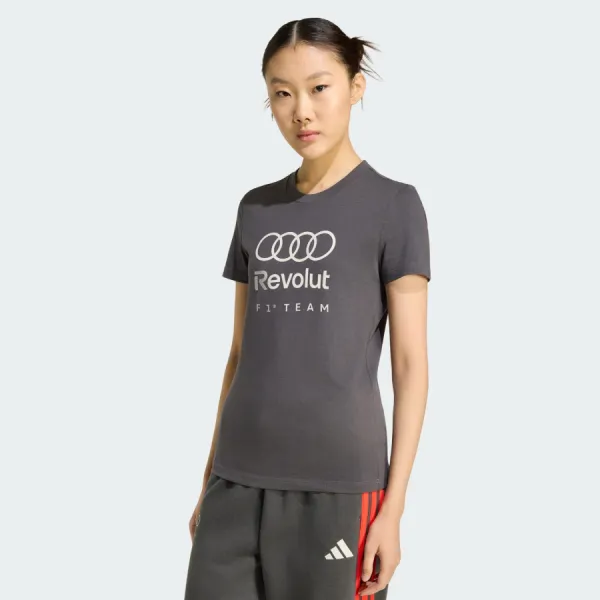 Áo Thun Nữ Adidas Graphic Audi Revolut F1 Team Dna T-Shirt KE6122 Màu Đen Size M