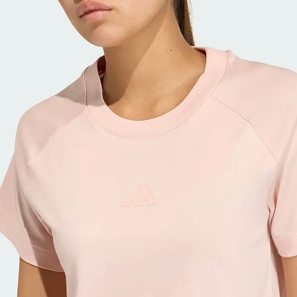 Áo Thun Nữ Adidas Soft Lux T-Shirt Blush Pink KC9822 Màu Hồng Phấn Size M