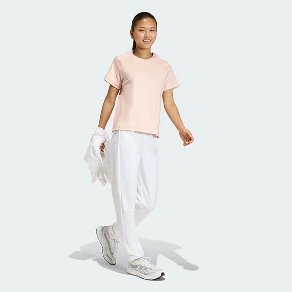 Áo Thun Nữ Adidas Soft Lux T-Shirt Blush Pink KC9822 Màu Hồng Phấn Size M