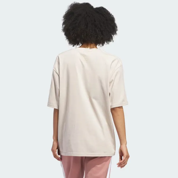 Áo Thun Nữ Adidas Summer Drink Graphic KB7188 Tshirt Màu Be Size S