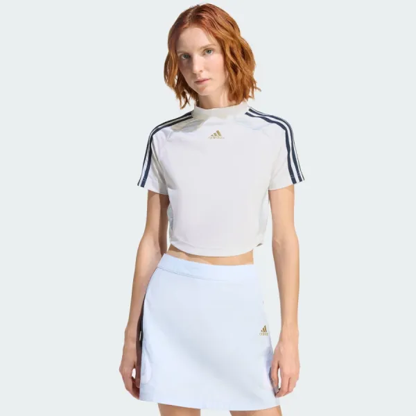 Áo Thun Nữ Adidas Teamgeist Baby Tee KC9197 Tshirt Màu Trắng Size S