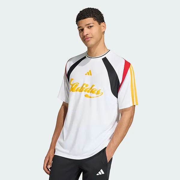 Áo Thun Nam Adidas House Of Tiro Nations Pack Track Top KB6144 Màu Trắng Vàng Size XS