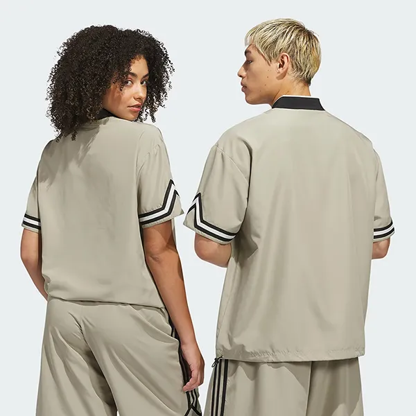 Áo Thun Unisex Adidas Originals Basketball Warm Up Top KA9350 Màu Nâu Nhạt Size M