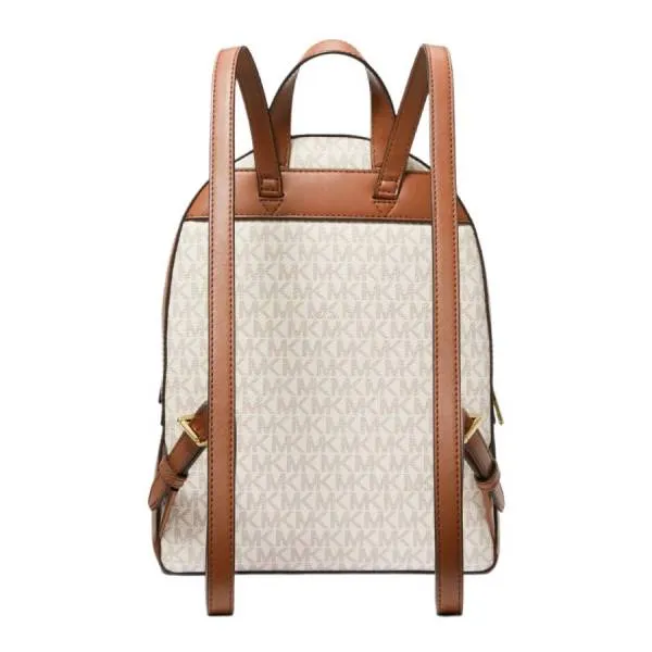 Balo Nữ Michael Kors MK Jaycee Medium Logo Backpack 35S2G8TB2B Màu Vanilla