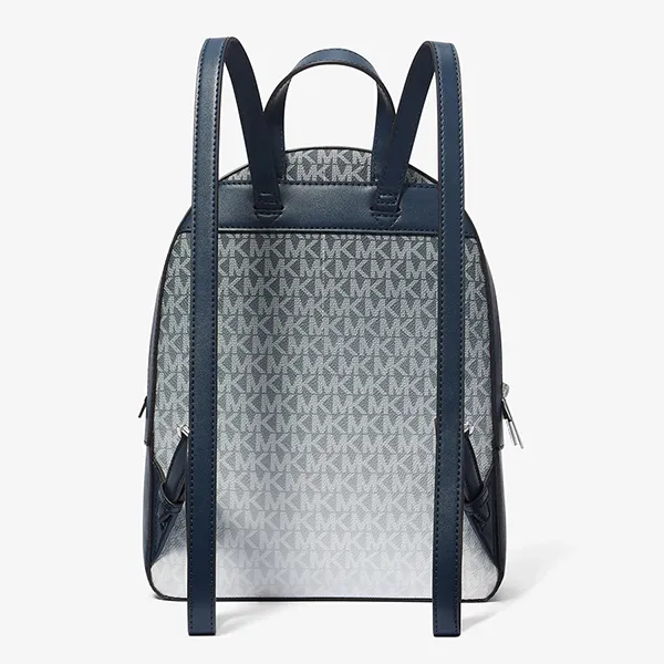 Balo Nữ Michael Kors MK Jaycee Medium Ombré Signature Logo Backpack 35R5S8TB8V Màu Xanh Đậm