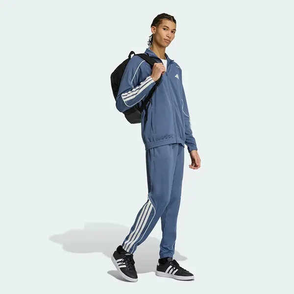 Bộ Quần Áo Nam Adidas Stadium 3-Stripe Tracksuit JX5529 Màu Xanh Blue Size S (Form Á)
