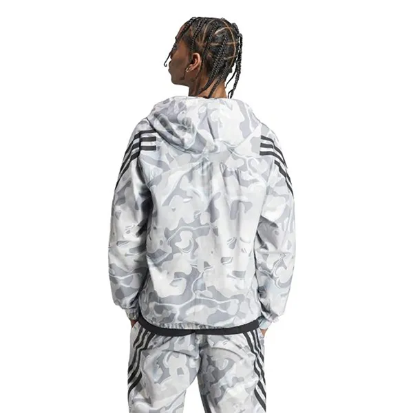 Bộ Quần Áo Nam Adidas Windbreaker IB6124 Màu Xám Size XS (Form Âu)
