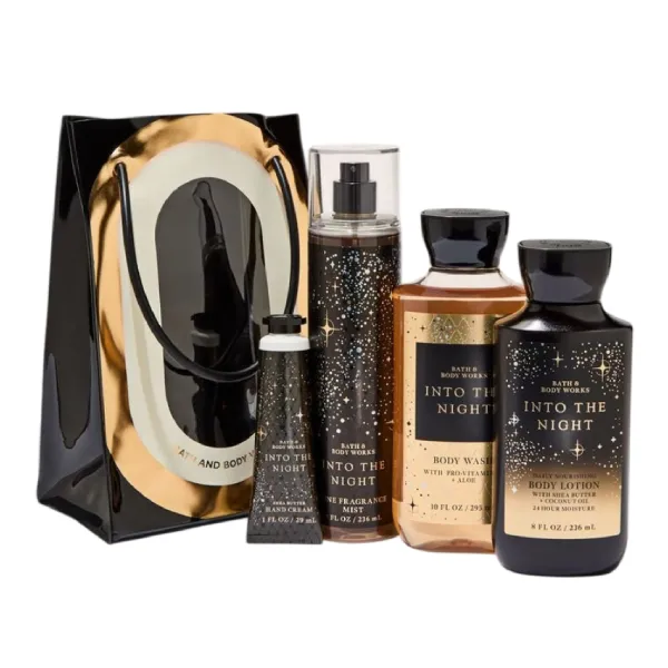 Bộ Sản Phẩm Chăm Sóc Da Bath & Body Works Into The Night Gift Set Kèm Túi