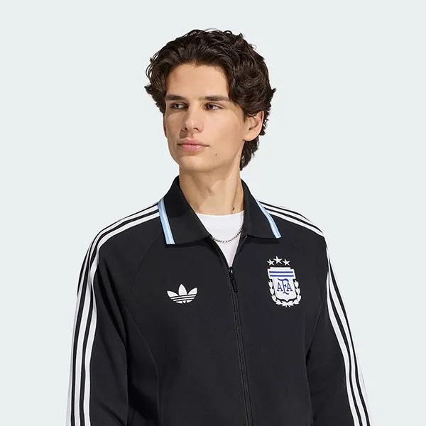 Bộ Thể Thao Nam Adidas x AFA OG Argentina Away Awesome Shirt With Flag JZ6287/ JZ6306 Màu Đen Size XS (Form Âu)