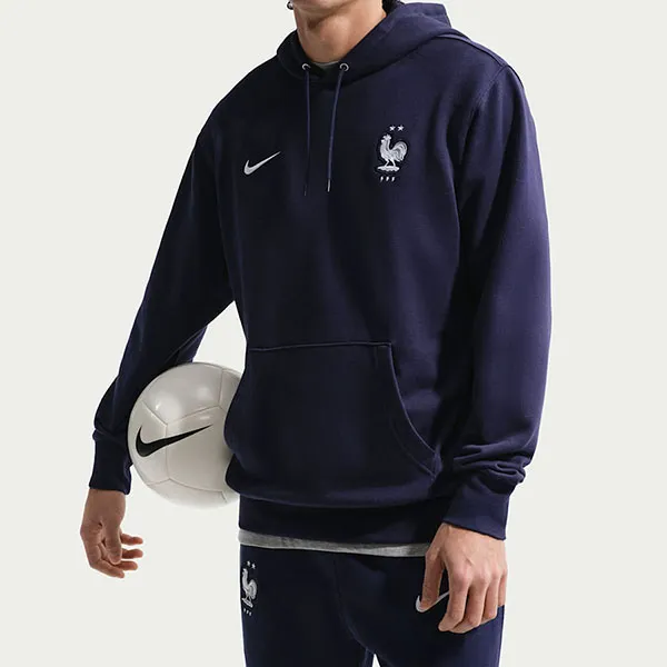 Bộ Thể Thao Nam Nike Football French Terry IB6292-498/ IB6301-498 Màu Xanh Đậm Size S (Form Âu)