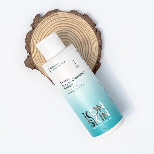Bột Tẩy Da Chết Icon Skin 7 Herbs Enzyme Cleansing Powdew 75g
