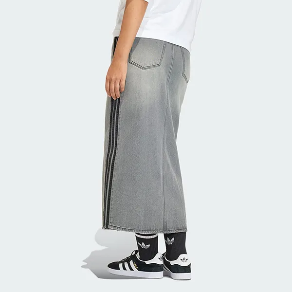 Chân Váy Nữ Adidas 3-Stripe Denim Pencil Skirt KD2929 Màu Xám Size 28