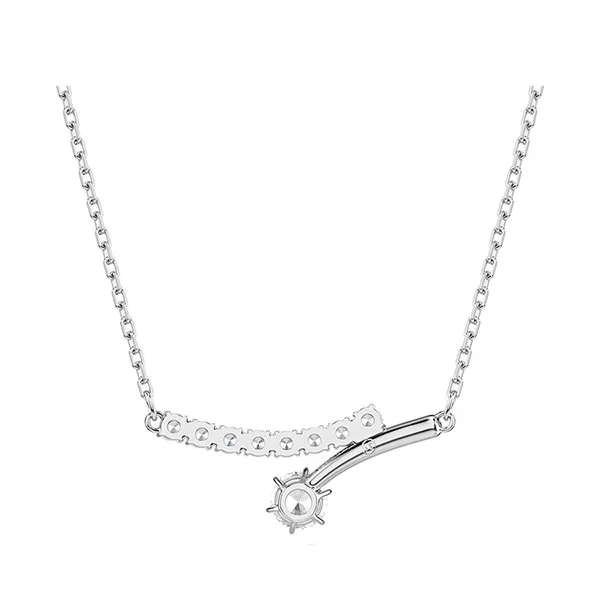 Dây Chuyền Nữ Swarovski Matrix Necklace Round Cut White Rhodium Plated 5753568 Màu Trắng Bạc