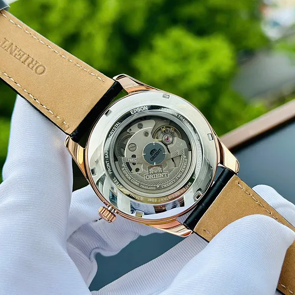 Đồng Hồ Nam Orient Sun And Moon Gen 5 RA-AK0309B10B Màu Đen - Vàng