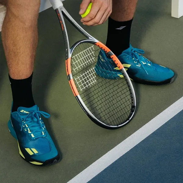 Giày Tennis/Pickleball Nam Babolat Jet Mach 4 All Court ‘Blue/Lime Yellow’ 30F26629B-4152 Màu Xanh Dương Đậm Size 40