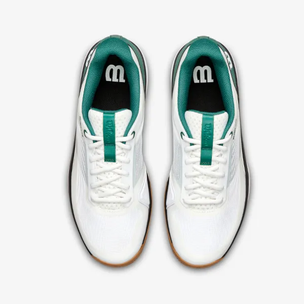 Giày Tennis/Pickleball Nam Wilson Rush Lite 5 White/Evergree WRS338570 Màu Trắng Size 40