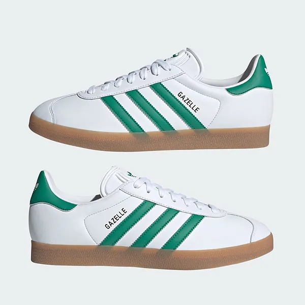 Giày Thể Thao Adidas Originals Gazelle IH2216 Màu Trắng/Xanh Lá Size 36.5