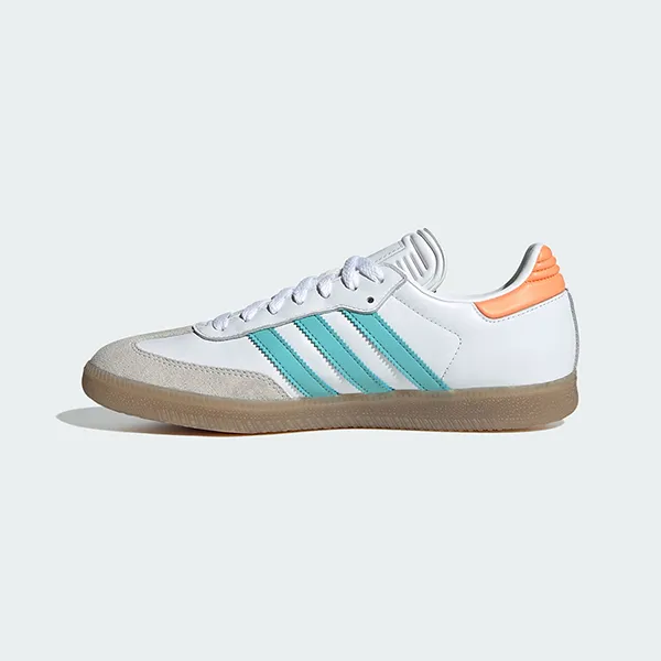 Giày Thể Thao Adidas Samba Inter Miami CF Indoor Soccer Shoes IH8160 Màu Trắng Xanh Size 38.5