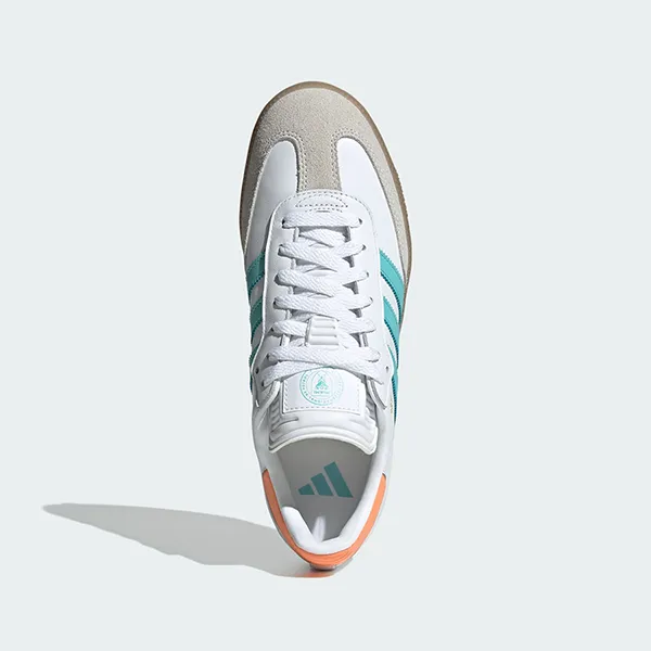 Giày Thể Thao Adidas Samba Inter Miami CF Indoor Soccer Shoes IH8160 Màu Trắng Xanh Size 38.5