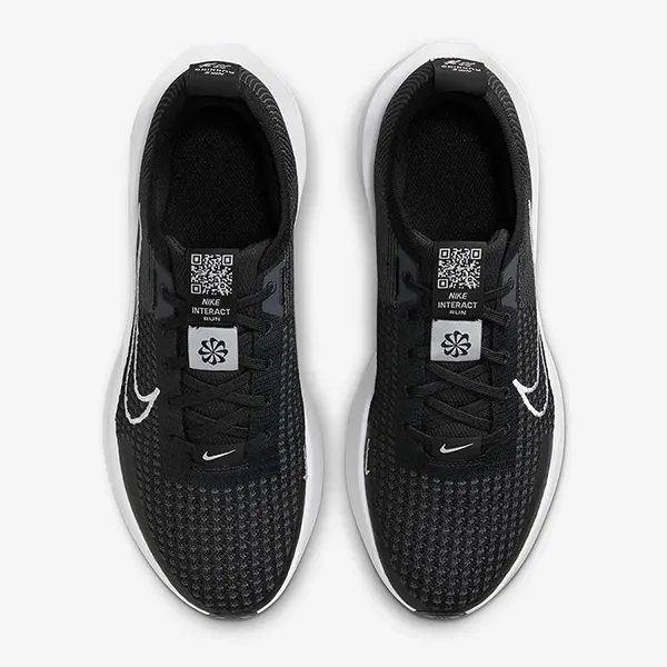 Giày Thể Thao Nike Interact Run FD2291-001 Màu Đen Trắng Size 40
