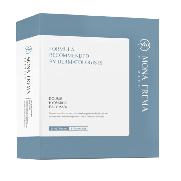 Hộp 5 Miếng Mặt Nạ Dưỡng Ẩm Chuyên Sâu Mona Frema Formula Recommended By Dermatologists Double Hydrating Daily Mask