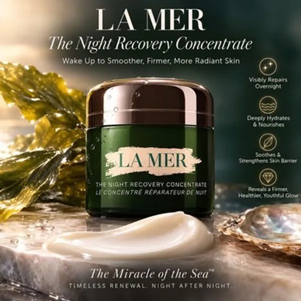 Kem Dưỡng Da Ban Đêm La Mer The Night Recovery Concentrate 50ml (Không Hộp)