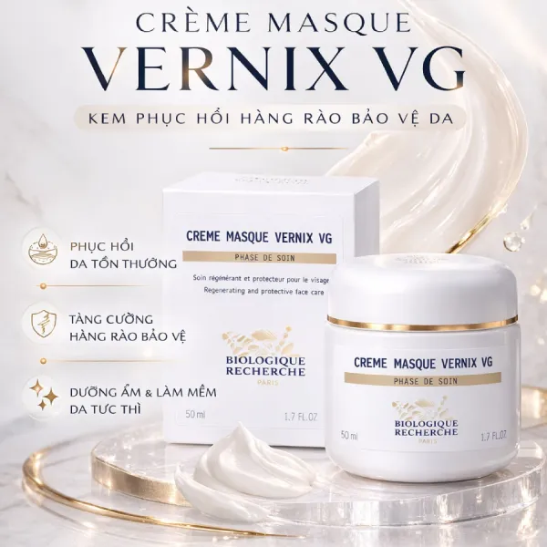 Kem Dưỡng Da Phục Hồi, Tái Tạo Và Cấp Ẩm Biologique Recherche Crème Masque Vernix VG 50ml