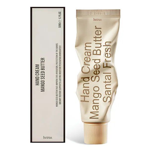 Kem Dưỡng Da Tay Hetras Mango Seed Butter Hand Cream Santal Fresh 50ml