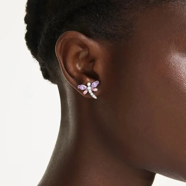 Khuyên Tai Nữ Swarovski Ariana Grande Crystal Dragonfly Earrings 5750495 Phối Màu