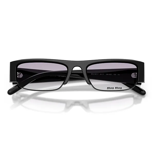 Kính Mát Miu Miu Clear Gradient Dark Grey 0MU B07SF 16K04O Màu Đen Xám