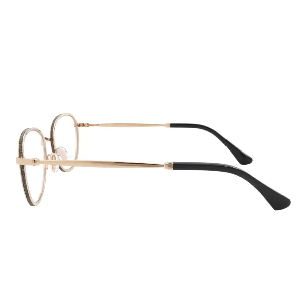 Kính Mắt Cận Nữ Jimmy Choo Demo Round Ladies Eyeglasses JC229 0RHL 54 Màu Vàng Hồng