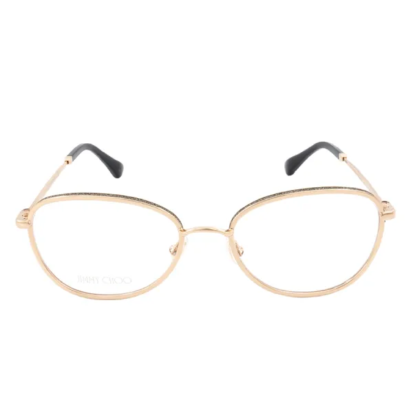 Kính Mắt Cận Nữ Jimmy Choo Demo Round Ladies Eyeglasses JC229 0RHL 54 Màu Vàng Hồng