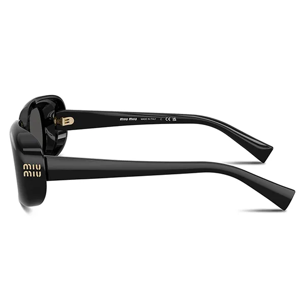 Kính Mát Miu Miu Black Dark Grey 0MU B13SF 16K08Z Màu Đen Xám