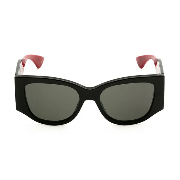 Kính Mát Nữ Gucci 2115S 001 5518 Sunglasses Màu Đen Đỏ