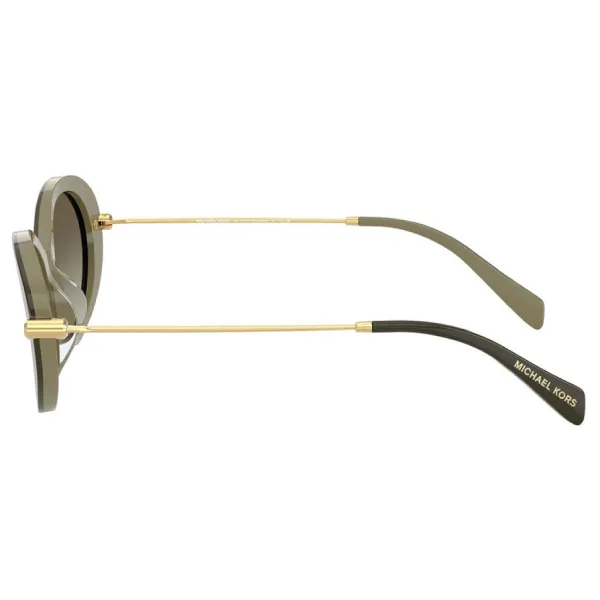 Kính Mát Nữ Michael Kors Rockaway Women's Green Oval Sunglasses MK2245U-40193M-53 Màu Xanh Rêu